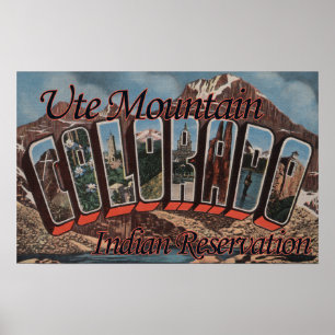 Póster Ute Mountain Indian Reservation, Colorado