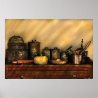 Póster Utensilios - Vida en la cocina