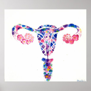 Póster Uterus
