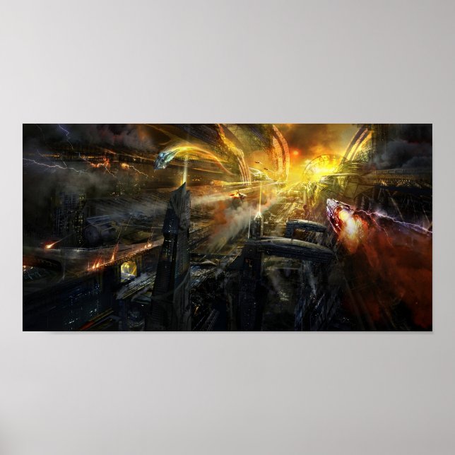 Póster Utherworlds Battlestar (Frente)