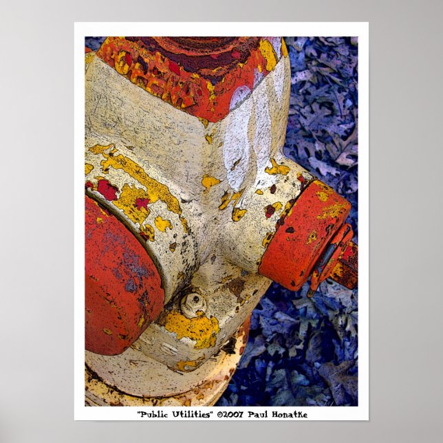 Póster "Utilidades públicas" (Frente)