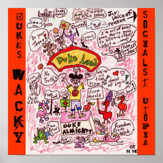 Póster Utopía según Duke