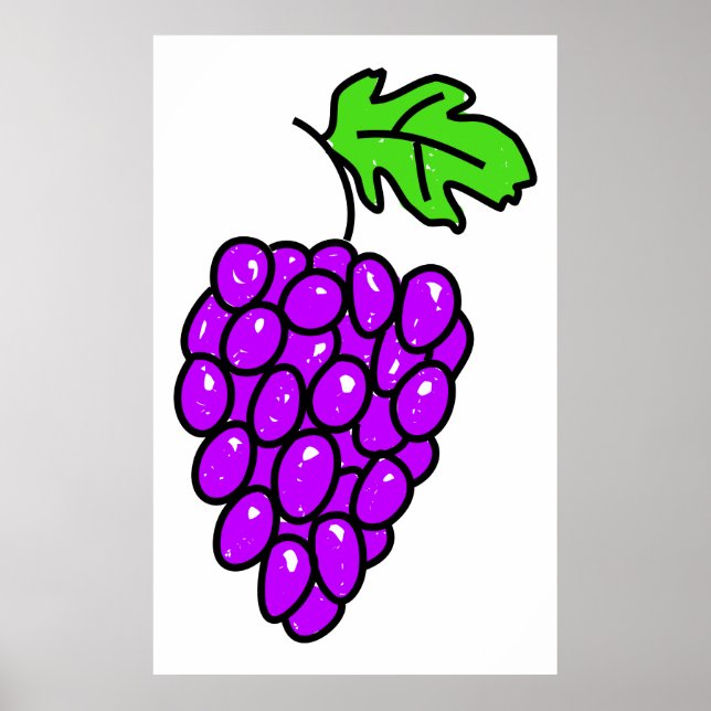 Póster Uvas (Frente)