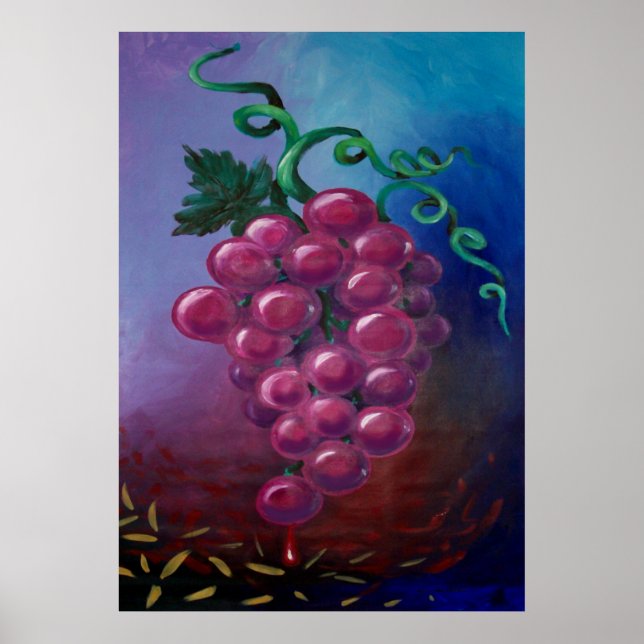 Póster Uvas (Frente)