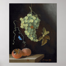 Uvas - Adriaen van Ostade Bella Artes Poster