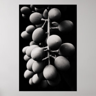 Póster uvas para un día amargo