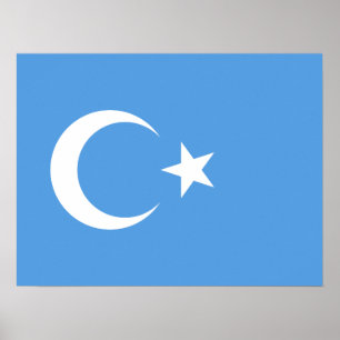 Póster Uyghur/ Turkestán Oriental