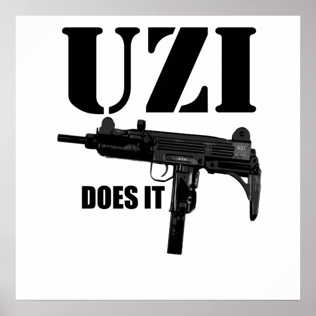 Póster UZI lo hace Poster (Frente)