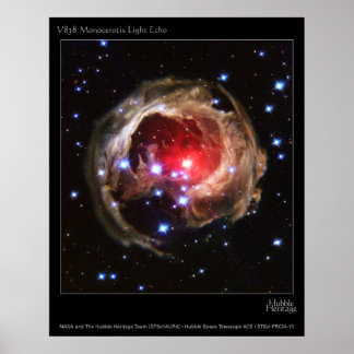 Póster V838MonocerotisLightEcho-2004-10a