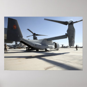 Póster V-22 Aeronaves Osprey tiltrotor 2