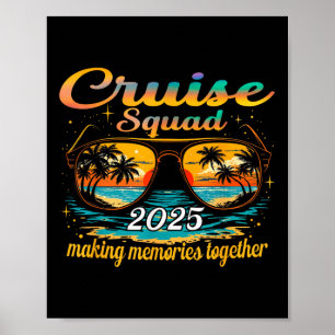 Póster Vac de verano de la familia Cruise Squad 2025