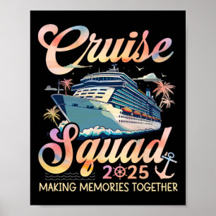 Póster Vac de verano de la familia Cruise Squad 2025