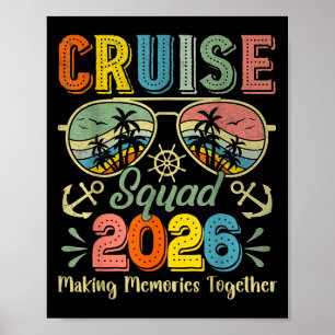 Póster Vac de verano de la familia Cruise Squad 2026