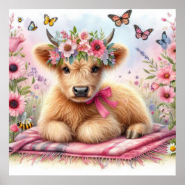 Póster Vaca Highland 1