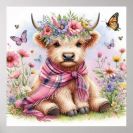 Póster Vaca Highland 4