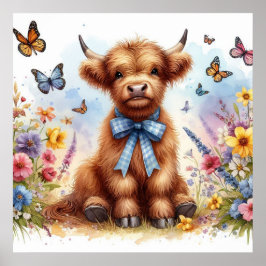 Póster Vaca Highland 6