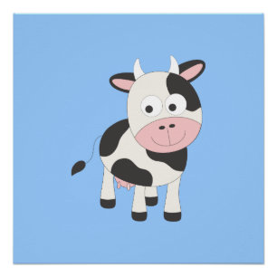 Póster Vaca linda