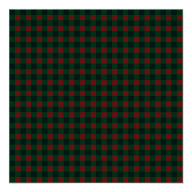 Póster Vacaciones de búfalo verde rojo (Anverso)