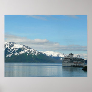 Póster Vacaciones de crucero por Alaska Fotografía de via