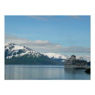 Póster Vacaciones de crucero por Alaska Fotografía de via