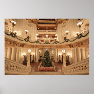 Póster Vacaciones de navidades en el Capitolio Estatal de