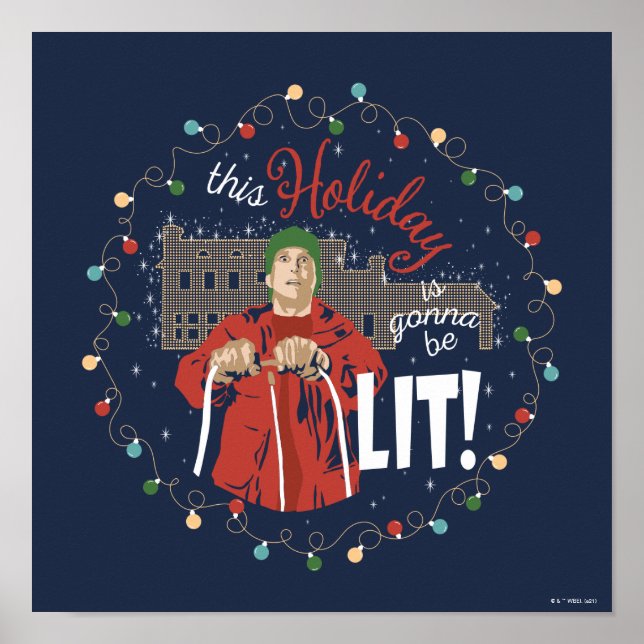 Póster Vacaciones de navidades | Esta festividad va a est (Frente)