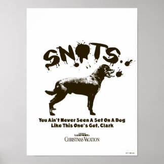 Póster Vacaciones de navidades | Snots