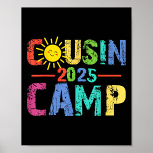 Póster Vacaciones de verano en campamento de Primos Camp 