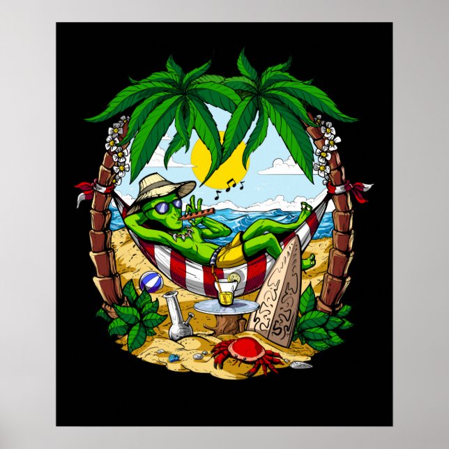 Póster Vacaciones de verano para extranjeros (Frente)