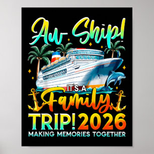 Póster Vacaciones Divertidas en Crucero Familiar 2026 Reu