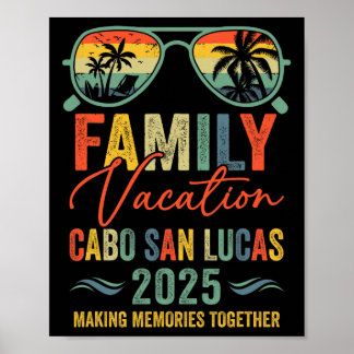 Póster Vacaciones en Cabo San Lucas 2025 Grupo Familiar a