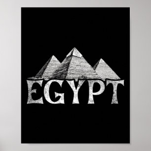 Póster Vacaciones en Egipto Viajar a las Pirámides