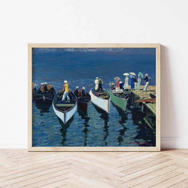 Póster Vacaciones en el Hudson | George Luks (Subido por el creador)