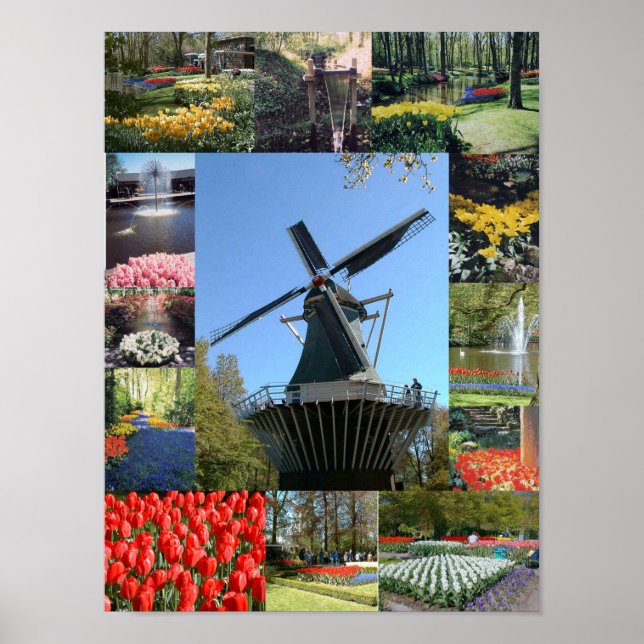 Póster Vacaciones en Holanda (Frente)