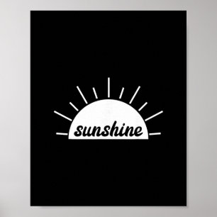 Póster Vacaciones en la playa con sol, arena y diversión 