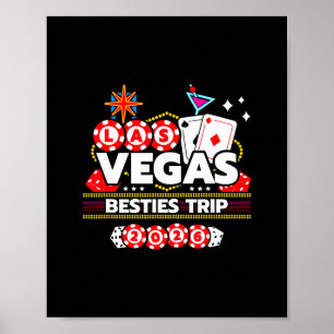 Póster Vacaciones en Las Vegas - Viaje de Amigas - Chicas