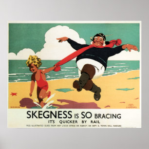 Póster VACACIONES en SKEGNESS c. 1908