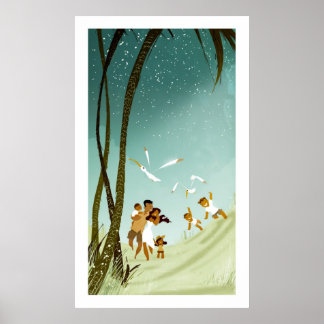 Póster Vacaciones familiares