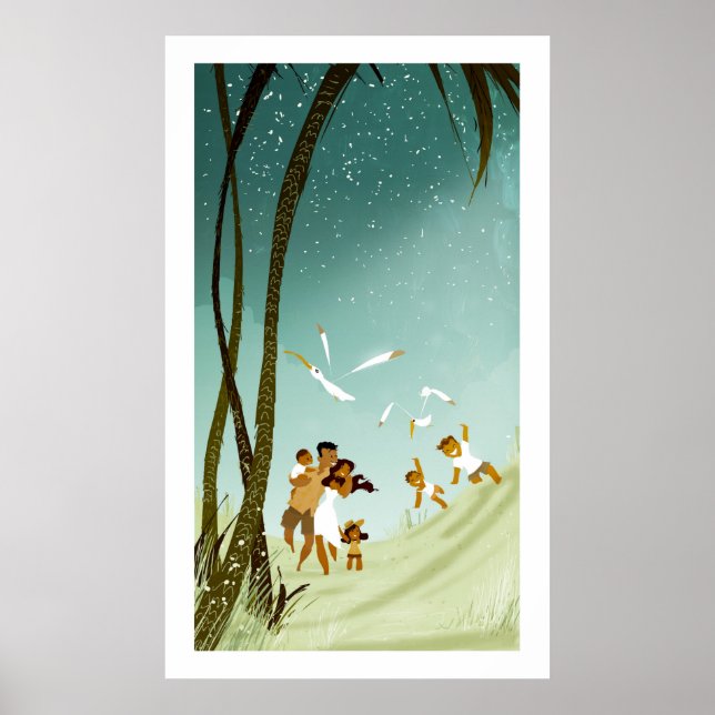 Póster Vacaciones familiares (Frente)