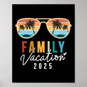 Póster Vacaciones Familiares 2025 Hombres Mujeres Niños M