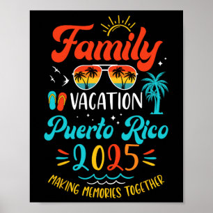 Póster Vacaciones familiares 2025 Puerto Rico coincidiend