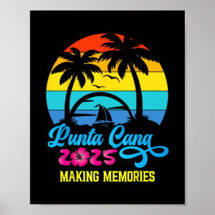 Póster Vacaciones Familiares 2025 República Dominicana Pu