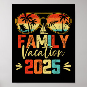Póster Vacaciones Familiares 2025 Vacaciones de Verano Co