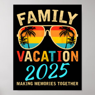 Póster Vacaciones Familiares 2025 Vacaciones de Verano Co