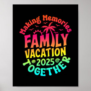 Póster Vacaciones Familiares 2025 Vibraciones de Reunión