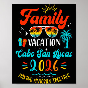 Póster Vacaciones Familiares 2026 Cabo San Lucas Verano C