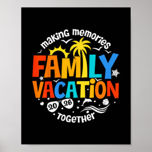 Póster Vacaciones Familiares 2026 Creando Recuerdos Junto