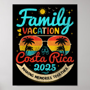 Póster Vacaciones Familiares Clásicas Costa Rica 2025 Cos
