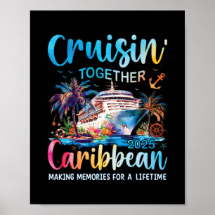 Póster Vacaciones Familiares Crucero por el Caribe 2025 C