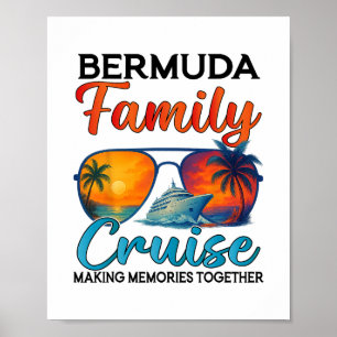 Póster Vacaciones Familiares en Crucero por Bermudas 2025